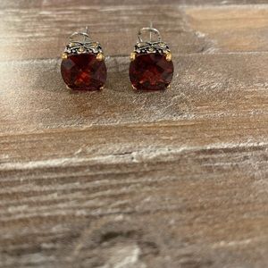 Jewelry - GARNET STUD EARRINGS Jewelry - GARNET STUD EARRINGS